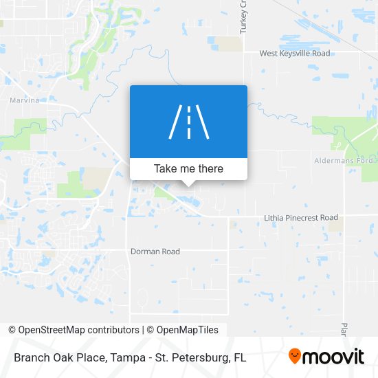 Mapa de Branch Oak Place