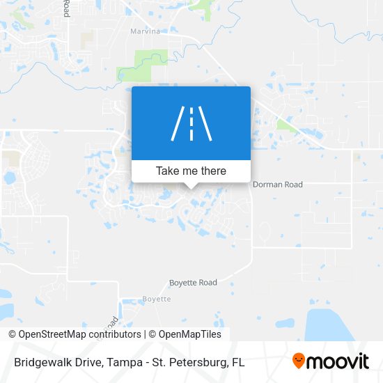 Bridgewalk Drive map