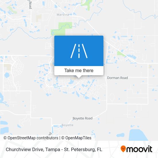 Churchview Drive map