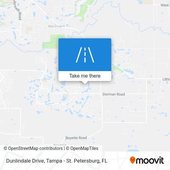 Mapa de Dunlindale Drive