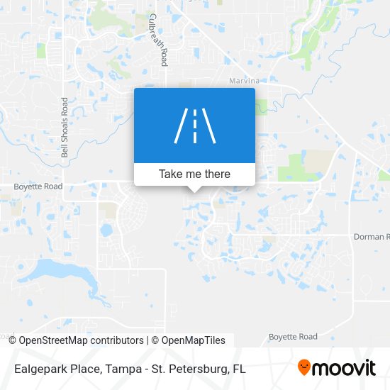 Ealgepark Place map