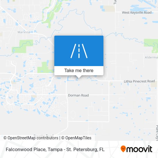 Falconwood Place map