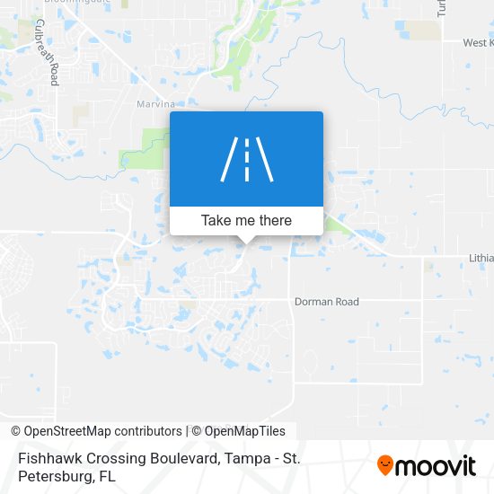 Mapa de Fishhawk Crossing Boulevard