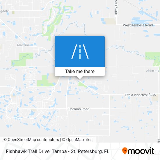 Mapa de Fishhawk Trail Drive