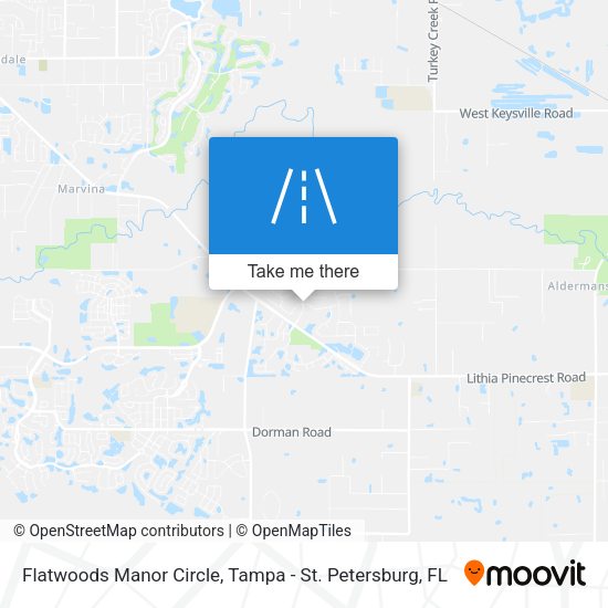 Mapa de Flatwoods Manor Circle