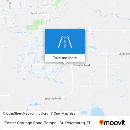Foster Carriage Road map