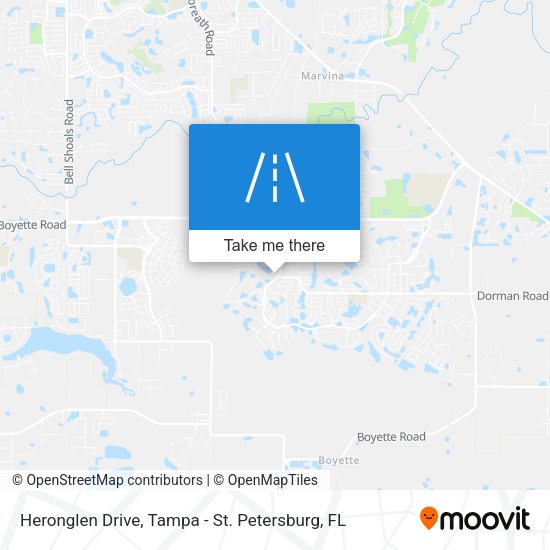 Heronglen Drive map