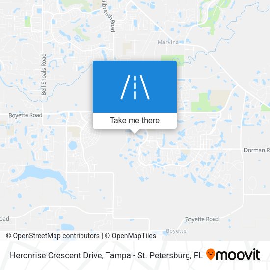 Heronrise Crescent Drive map
