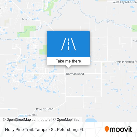 Holly Pine Trail map