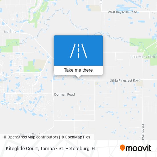 Kiteglide Court map