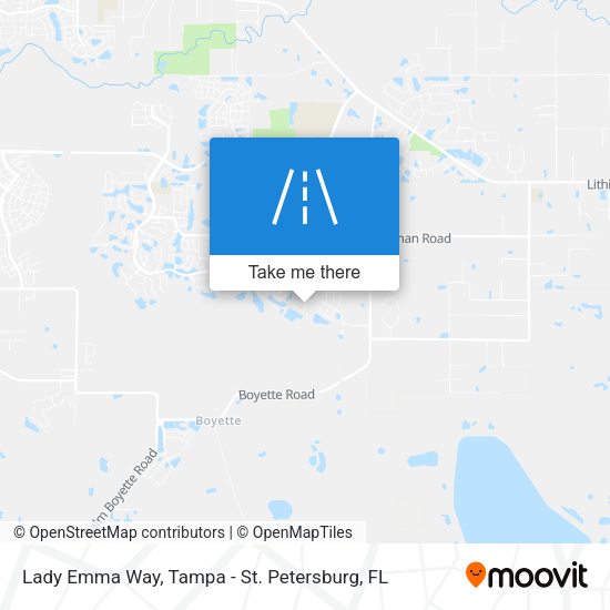 Mapa de Lady Emma Way