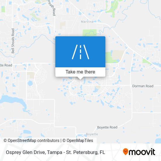 Osprey Glen Drive map