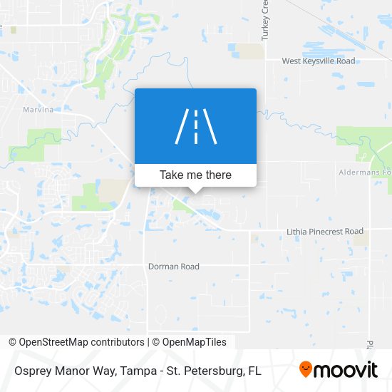 Mapa de Osprey Manor Way