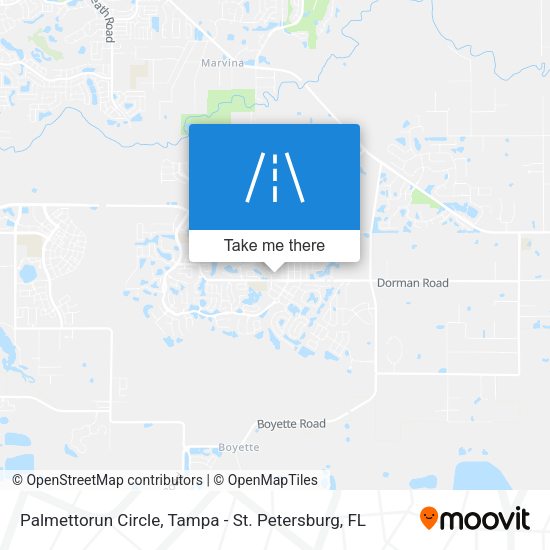 Mapa de Palmettorun Circle