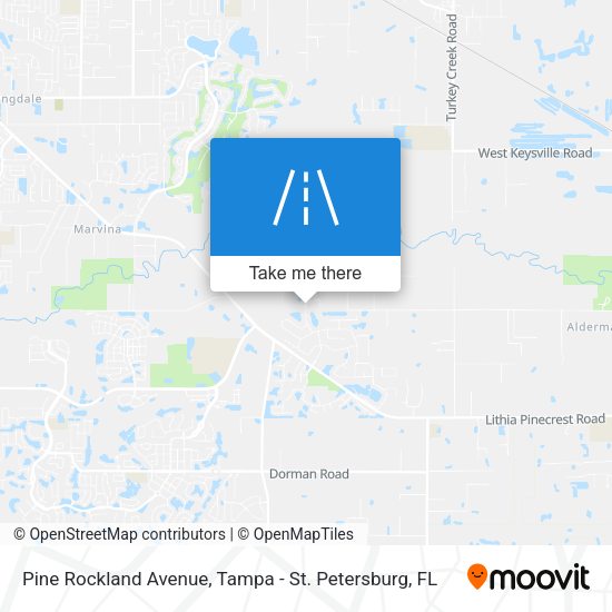 Pine Rockland Avenue map