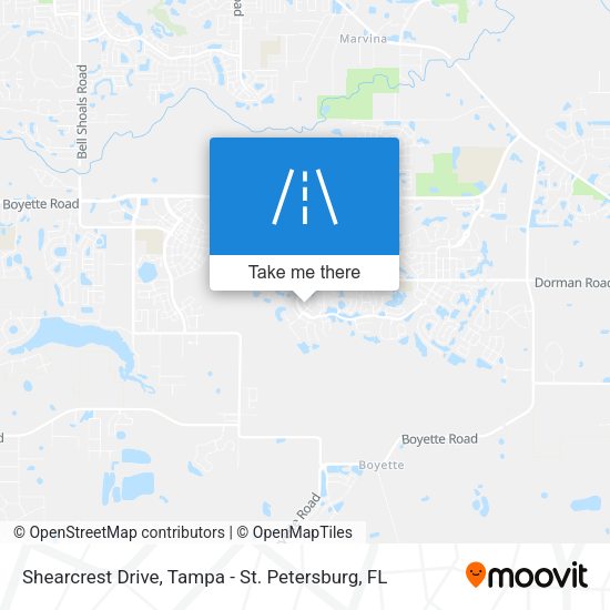 Mapa de Shearcrest Drive