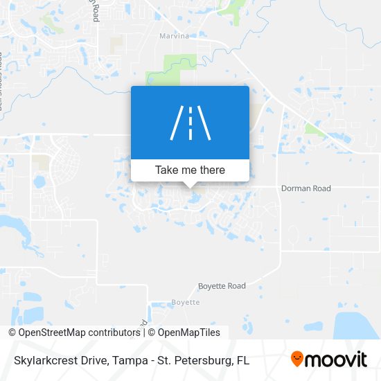 Mapa de Skylarkcrest Drive