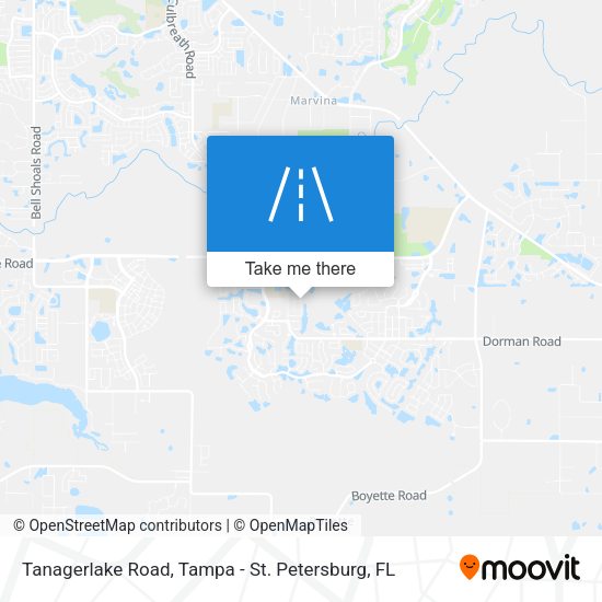 Tanagerlake Road map