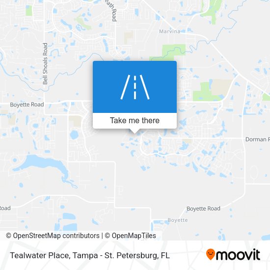 Tealwater Place map