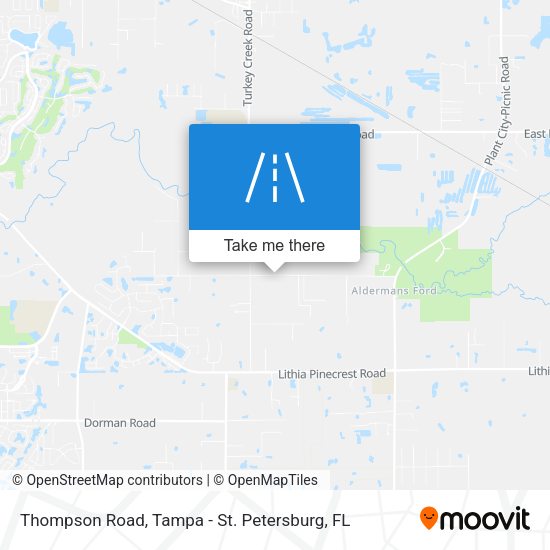 Mapa de Thompson Road