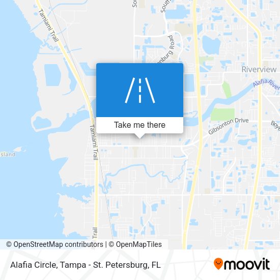 Alafia Circle map