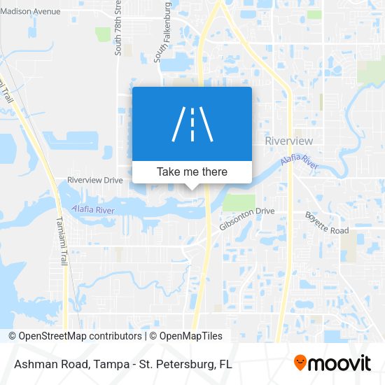 Ashman Road map