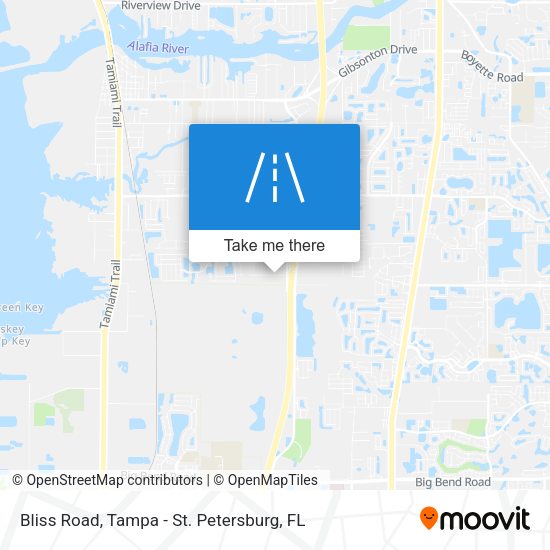 Mapa de Bliss Road