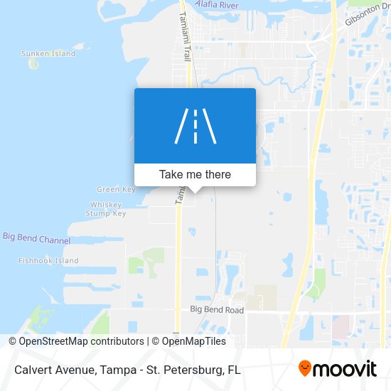Mapa de Calvert Avenue