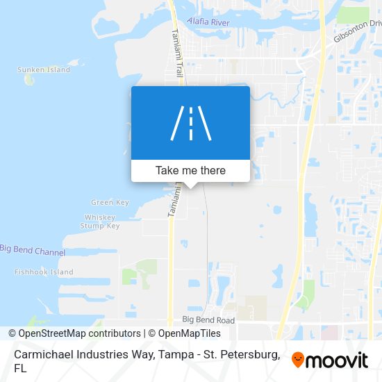 Carmichael Industries Way map