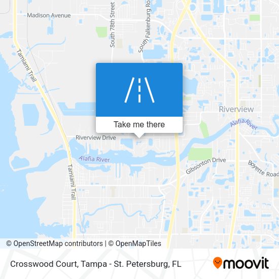 Crosswood Court map