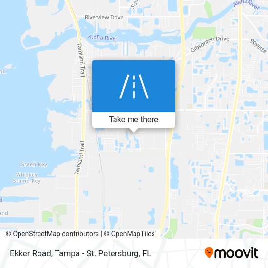 Mapa de Ekker Road