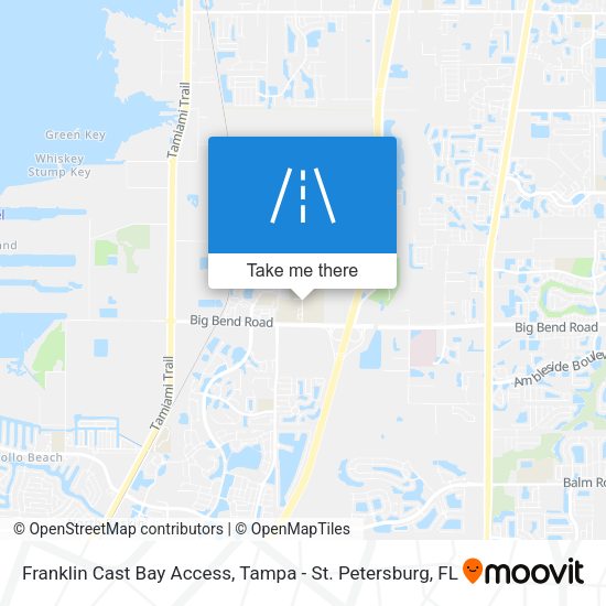 Franklin Cast Bay Access map