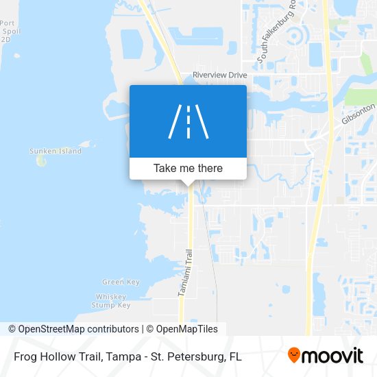 Frog Hollow Trail map