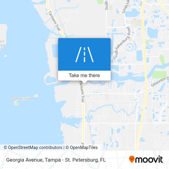 Georgia Avenue map