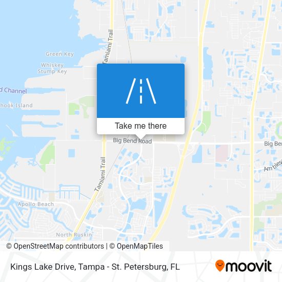 Kings Lake Drive map
