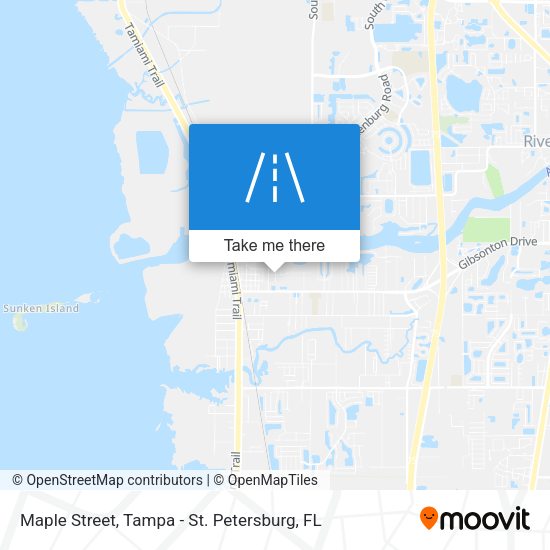 Maple Street map