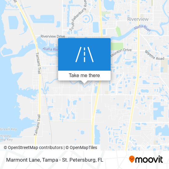 Marmont Lane map