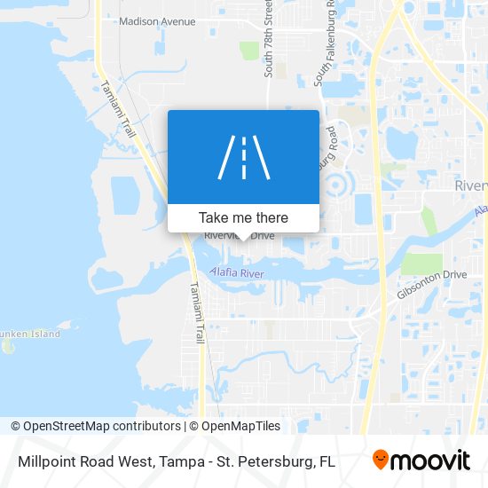 Millpoint Road West map