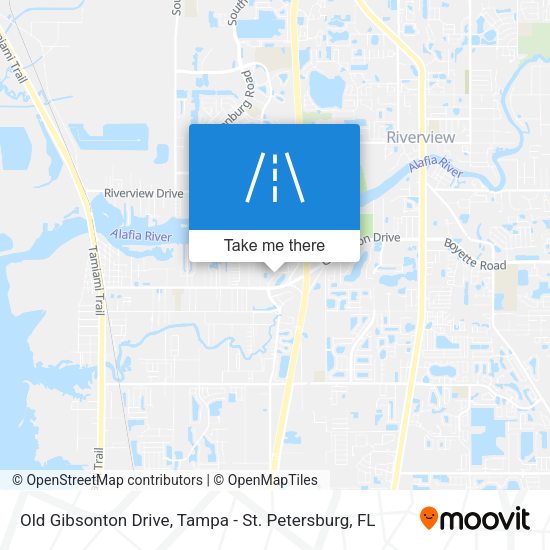 Mapa de Old Gibsonton Drive