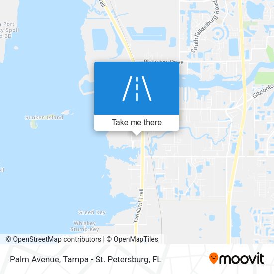 Mapa de Palm Avenue