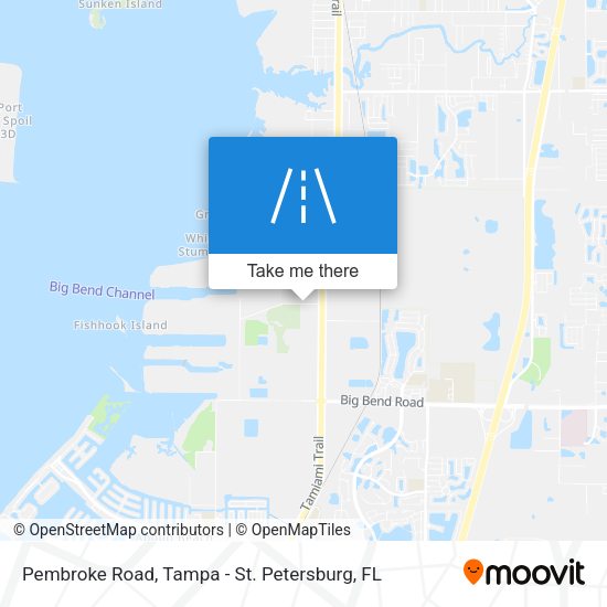Pembroke Road map