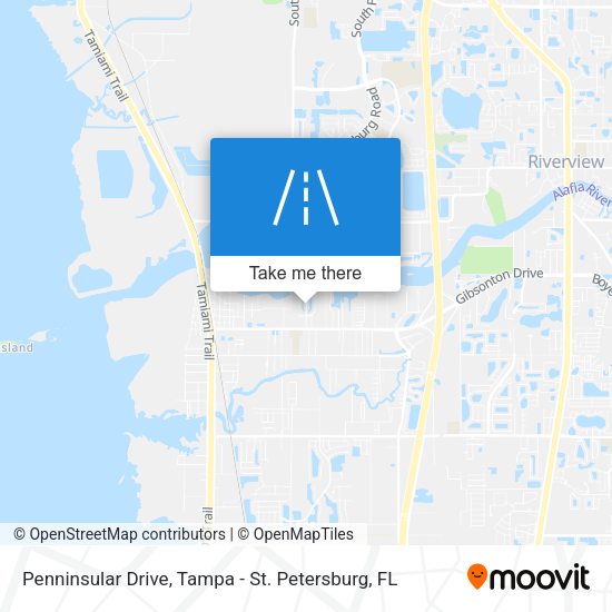 Penninsular Drive map