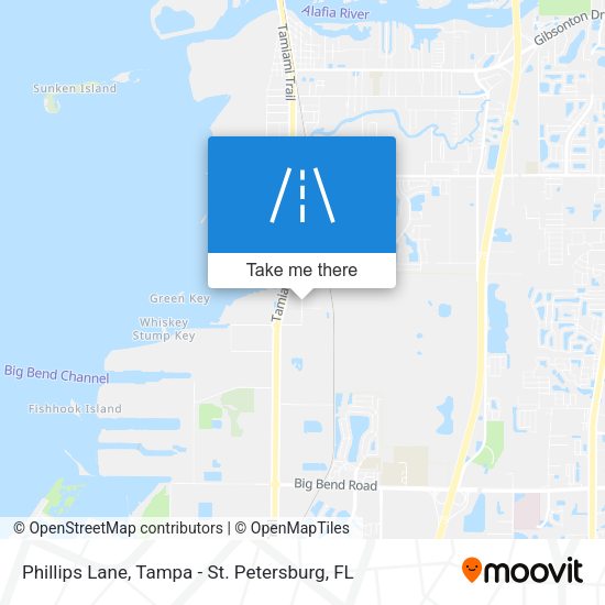 Mapa de Phillips Lane