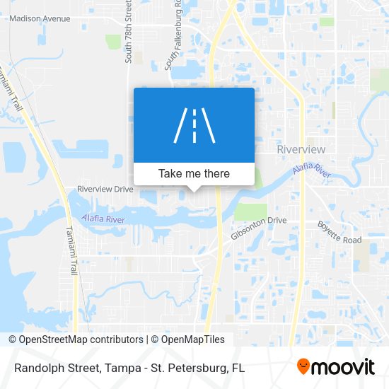 Randolph Street map