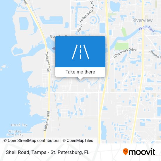 Mapa de Shell Road