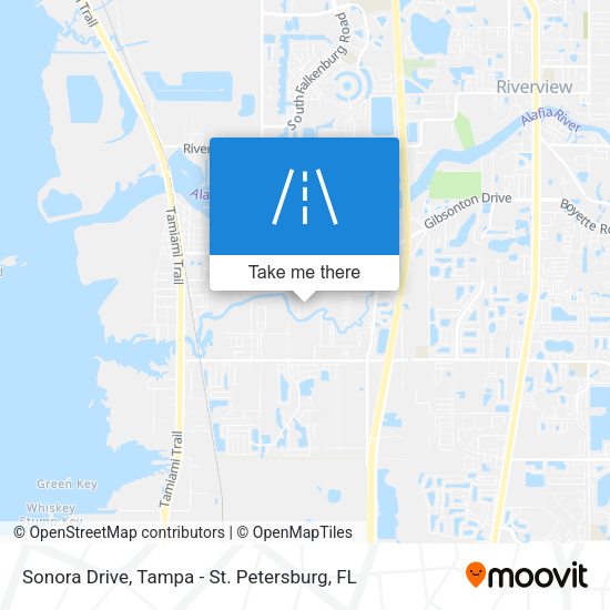 Mapa de Sonora Drive