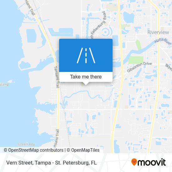 Vern Street map