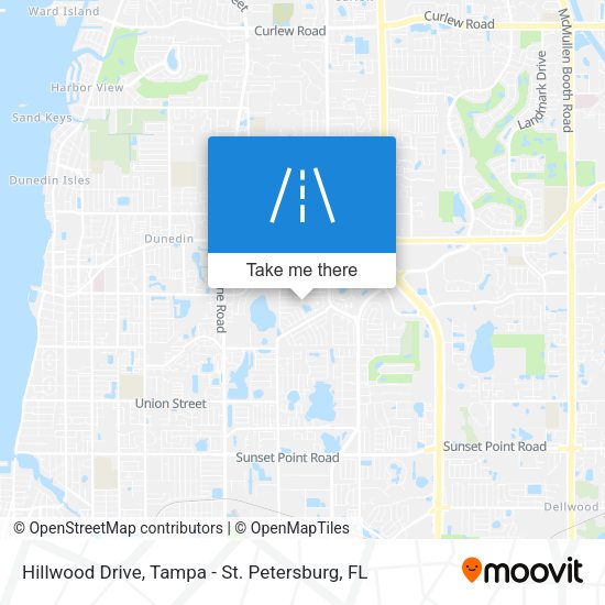 Hillwood Drive map