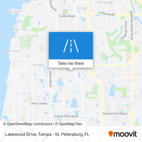 Lakewood Drive map