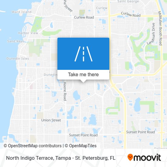 North Indigo Terrace map